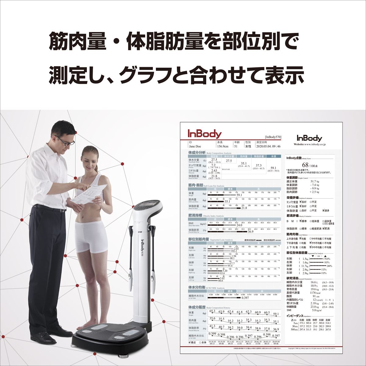 業務用体成分分析装置 InBody570（InBody(インボディ )）-ジムガレージ
