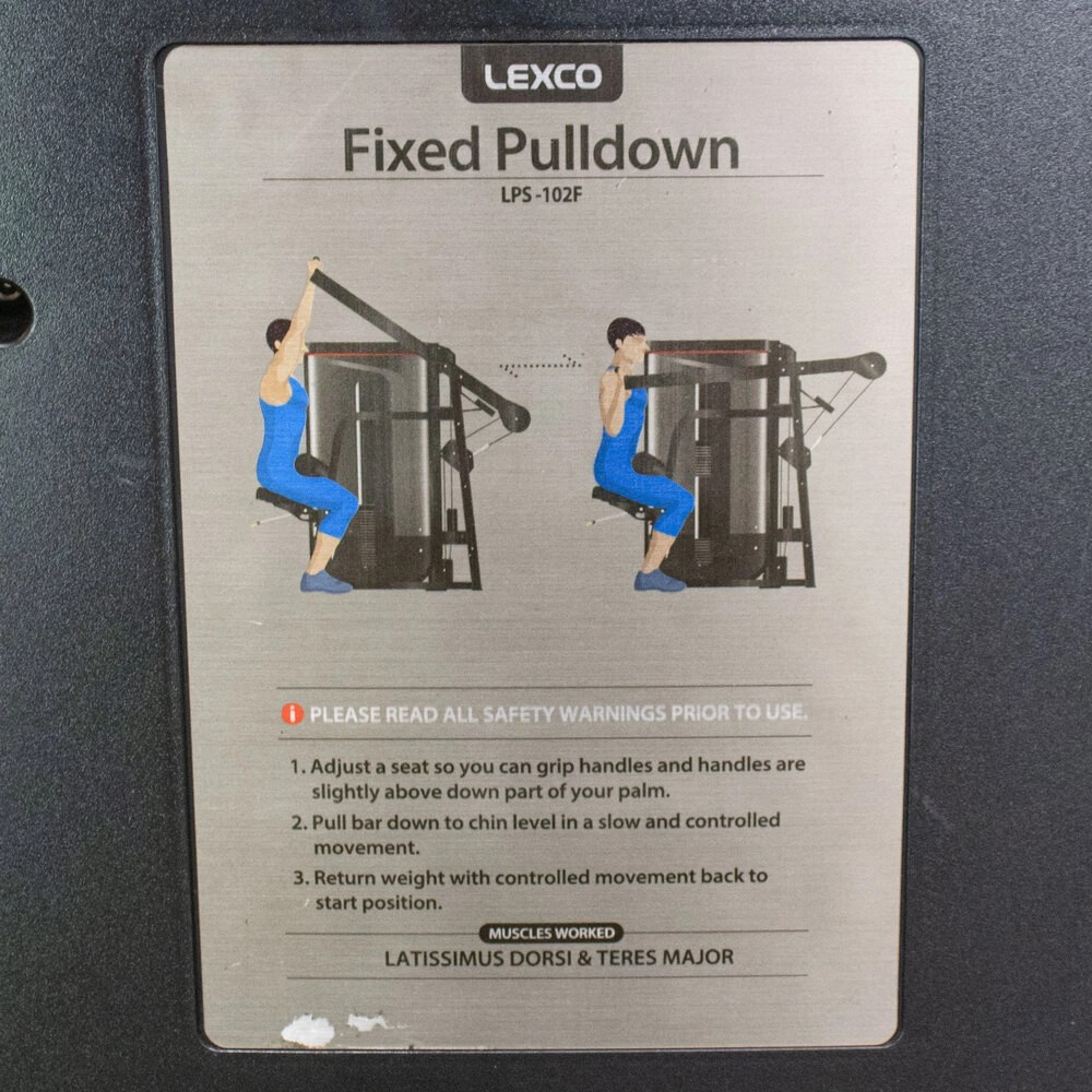 Lexco Row LEXCO LPS102F フィクスドプルダウン(中古)-ジムガレージ