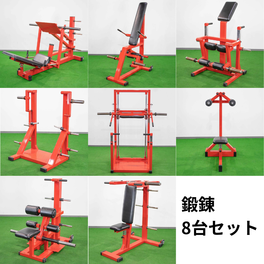 鍛錬 マッスルライン 8台セット（中古）-ジムガレージ
